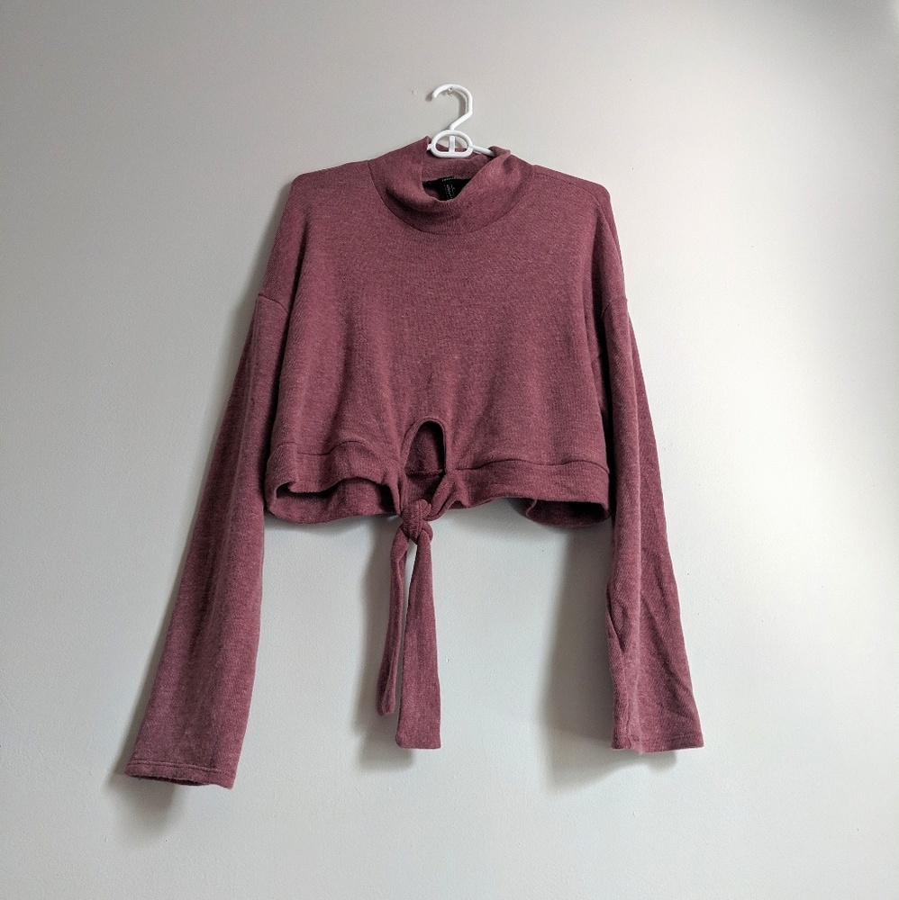turtleneck crop sweater